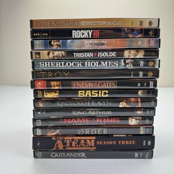 Lot of 14 Action Movies DVD Specific Titles Listed; Top Gun; Sherlock Holmes - Picture 2 of 5